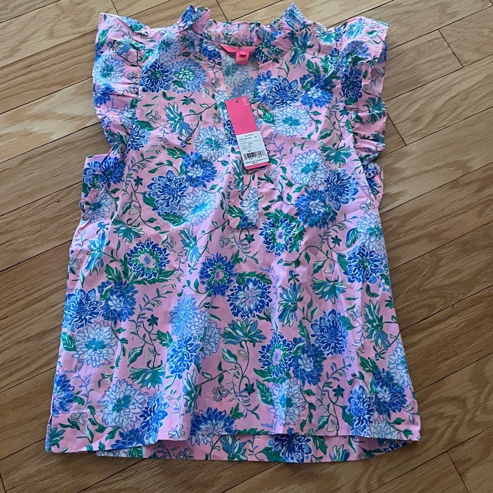 Lilly Pulitzer ruffle top